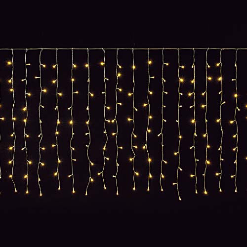 全高100×幅300cm 耐水 300球 広角型LEDシャンペーンアイスクル/クリアコード(パワーコード、コネクター付き) [ONSDILI61087] 送料無料 |クリスマス イルミネーション ライト 照明 LED 装飾 飾付 イベント クリスマスツリー飾り オーナメント クリスマス装飾 飾り 電飾