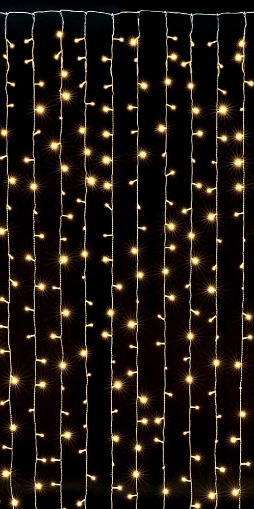全長300cm 耐水 900球 広角型LEDシャンペーンアイスクルライト/クリアコード(パワーコード、コネクター付き) [ONSDILI61382] 送料無料 |クリスマス イルミネーション ライト 照明 LED 装飾 飾付 イベント クリスマスツリー飾り オーナメント クリスマス装飾 飾り 電飾