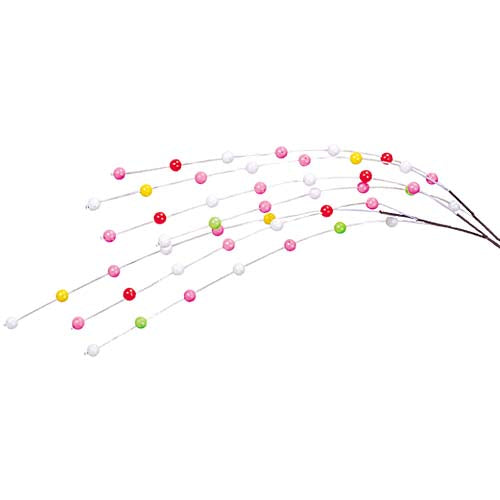 90cm 五色小舞玉しだれ(7/49) [ONSDIMI8467] |人工観葉植物 造花 フェイク 装飾 飾付 小物 雑貨 デコレーション 飾り イベント用品 パーティー フラワーアレンジメント インテリア 店舗装飾 ディスプレイ 飾り付け 置物 正月 正月飾り 正月用品 お正月装飾用品 小舞玉