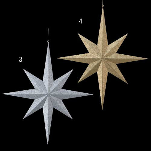 60cm シャイニースター(立体) [ONSDISR61019] 送料無料 |造花 フェイク 人工観葉植物 クリスマス 装飾 デコレーション ガーランド オーナメント 飾り イベント パーティー フラワーアレンジメント 店舗装飾 ツリー 星 室内装飾 クリスマスツリー飾り 飾り付け Christmas