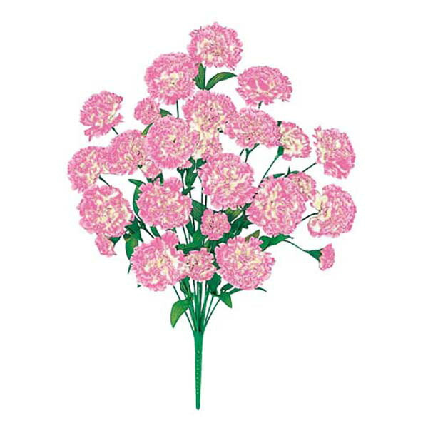 60cm カーネーションブッシュ(18) [ONSFLBU1421] |人工観葉植物 アートフラワー 造花 フェイクグリーン 装飾 飾付 デコレーション 飾り イベント パーティー フラワーアレンジメント 店舗装飾 カーネーション ブッシュ 花束 母の日 ギフト ディスプレイ 室内装飾 飾り付け