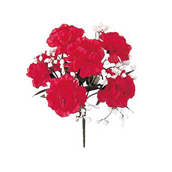 30cm カーネーションカスミソウブッシュ(6)[ONSFLBU1694]|人工観葉植物 アートフラワー 造花 フェイクグリーン 装飾 飾付 小物 デコレーション 飾り イベント パーティー フラワーアレンジメント 店舗装飾 カーネーション 花束 ギフト 母の日 ディスプレイ 室内装飾 飾り付け