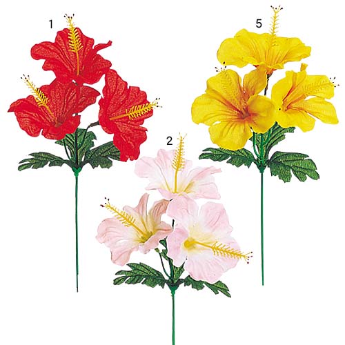 20cm ハイビスカスピック [ONSFLPC3316] |人工観葉植物 アートフラワー 造花 フラワー フェイクグリーン 装飾 飾付 小物 デコレーション 飾り イベント パーティー フラワーアレンジメント 店舗装飾 ハイビスカス ピック 花材 材料 ディスプレイ 室内装飾 飾り付け 夏