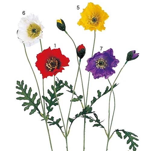 60cm ポピー [ONSFLSP1348] |人工観葉植物 アートフラワー 造花 フラワー フェイクグリーン 装飾 飾付 デコレーション 飾り イベント パーティー フラワーアレンジメント インテリア 店舗装飾 レッド ホワイト ブルー 花材 手作り 材料 ディスプレイ 室内装飾 飾り付け