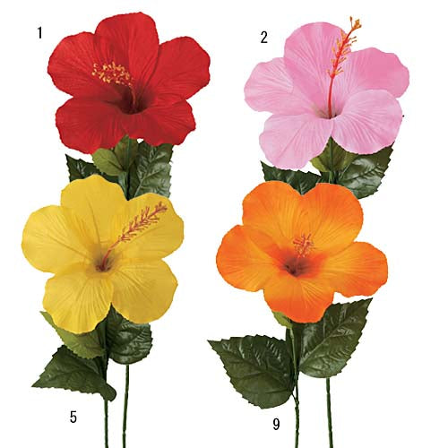 65cm ハイビスカス(L/3) [ONSFLSP3898] |人工観葉植物 アートフラワー 造花 フラワー フェイクグリーン 装飾 飾付 小物 デコレーション 飾り イベント パーティー フラワーアレンジメント 店舗装飾 花材 材料 パーツ ディスプレイ 室内装飾 飾り付け 夏 トロピカルフラワー