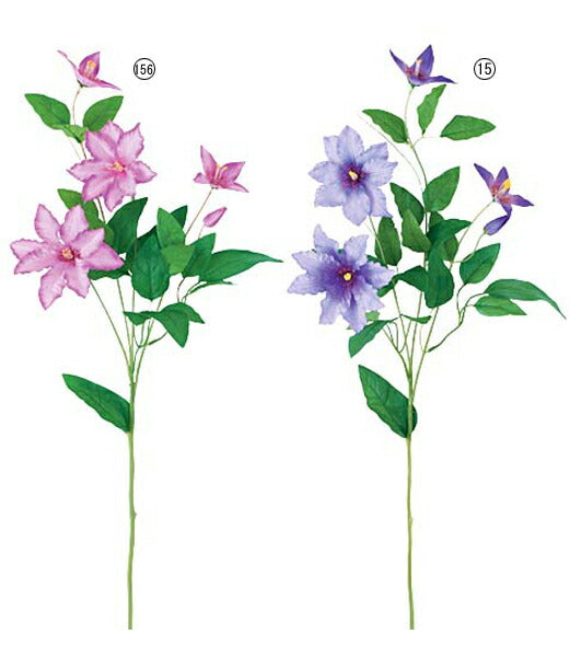 75cm クレマチス(4/1) [ONSFLSP3905] |人工観葉植物 アートフラワー 造花 フラワー フェイクグリーン 装飾 飾付 小物 デコレーション 飾り イベント パーティー フラワーアレンジメント 店舗装飾 ラベンダー ライラック ディスプレイ 室内装飾 飾り付け