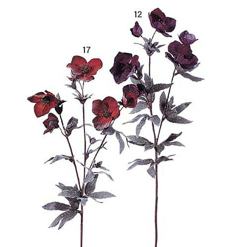 55cm アイスシャインクリスマスローズ [ONSFLSP6057] |人工観葉植物 アートフラワー 造花 フェイク クリスマス 装飾 飾付 デコレーション 飾り イベント パーティー フラワーアレンジメント インテリア 店舗装飾 ローズ ディスプレイ 室内装飾 飾り付け 薔薇 バラ ばら
