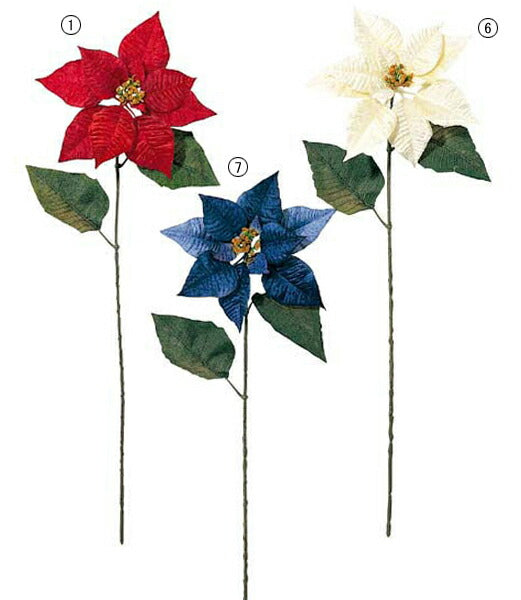 75cm ベルベットポインセチア [ONSFLSP6722] |人工観葉植物 アートフラワー 造花 フラワー フェイク 装飾 飾付 デコレーション 飾り イベント パーティー フラワーアレンジメント インテリア 店舗装飾 ポインセチア ディスプレイ 室内装飾 飾り付け 冬 クリスマス