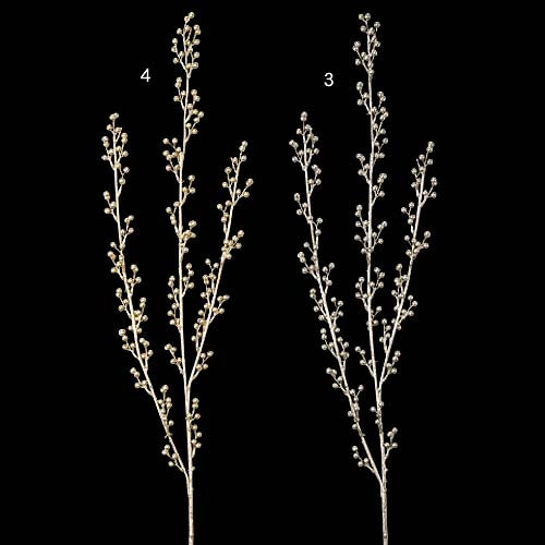 105cm シャイニーベリースプレイ(49)[ONSFLSP6834] |造花 フェイク 人工観葉植物 クリスマス 装飾 デコレーション ガーランド オーナメント 飾り イベント パーティー フラワーアレンジメント 枝 葉 店舗装飾 ベリー スプレイ シルバー ゴールド 室内装飾 飾り付け Christmas