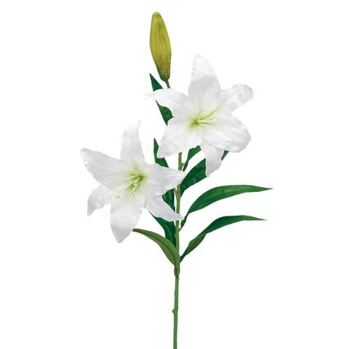 85cm カサブランカ(2/1) [ONSFLSP7930] |人工観葉植物 アートフラワー 造花 フラワー フェイクグリーン 装飾 飾付 小物 デコレーション 飾り イベント パーティー フラワーアレンジメント 店舗装飾 カサブランカ ユリ ゆり 百合 お祝い花 ディスプレイ 室内装飾 飾り付け