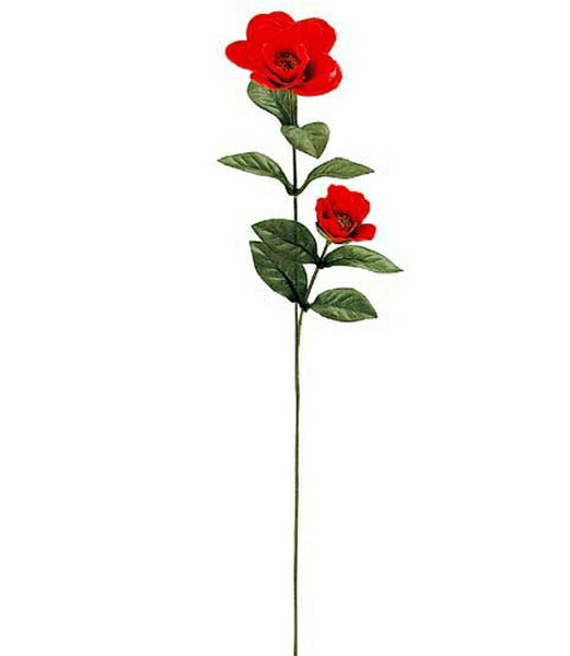 50cm サテン椿スプレイ(2)[ONSFLSP8243] |人工観葉植物 アートフラワー 造花 フラワー フェイクグリーン 装飾 飾付 小物 デコレーション 飾り イベント パーティー フラワーアレンジメント 店舗装飾 つばき ツバキ スプレイ 花材 材料 パーツ ディスプレイ 室内装飾 飾り付け