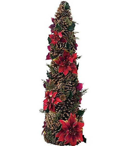 80cm コロニアルポインセチアコーン [ONSDICO6993] 送料無料 |造花 フェイク グリーン 人工観葉植物 クリスマス 装飾 デコレーション ガーランド オーナメント 飾り イベント パーティー フラワーアレンジメント 店舗装飾 ポインセチア コーン 室内装飾 飾り付け Christmas