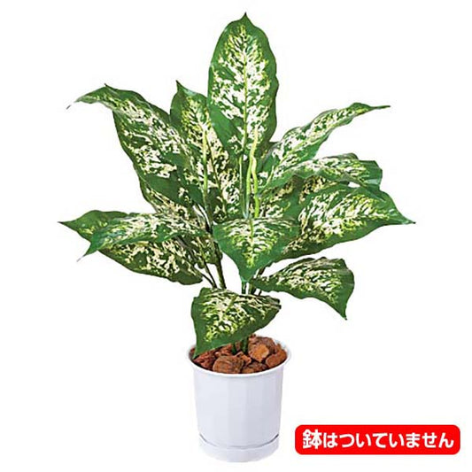 60cm 耐水耐UVディフェンバキアブッシュ(15) [ONSLEBU7646] |人工観葉植物  フェイクグリーン 造花 装飾 デコレーション 飾り付け 店舗装飾 ディスプレイ 室内装飾 インテリア フラワーアレンジメント