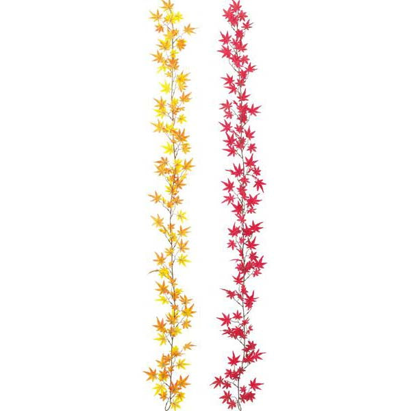 180cm モミジガーランド(114) [ONSLEGA5600] |人工観葉植物 造花 フェイク グリーン 装飾 飾付 デコレーション 飾り イベント パーティー フラワーアレンジメント インテリア 店舗装飾 ディスプレイ 飾り付け ハロウィン 秋装飾 秋イベント ガーランド 紅葉 もみじ モミジ