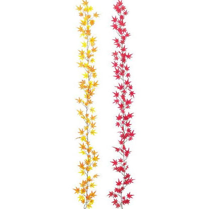 180cm モミジガーランド(114) [ONSLEGA5600] |人工観葉植物 造花 フェイク グリーン 装飾 飾付 デコレーション 飾り イベント パーティー フラワーアレンジメント インテリア 店舗装飾 ディスプレイ 飾り付け ハロウィン 秋装飾 秋イベント ガーランド 紅葉 もみじ モミジ