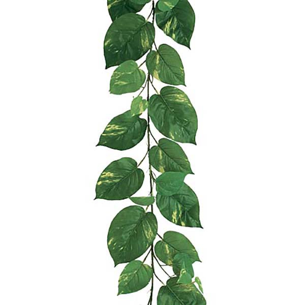 180cm ラージポトスガーランド(48/ワイヤー入り) [ONSLEGA7637]|人工観葉植物 フェイクグリーン 造花 装飾 デコレーション 飾り付け 店舗装飾 ディスプレイ 室内装飾 インテリア ツタ 蔦 ガーランド ポトス