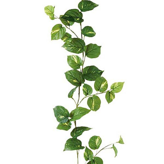 180cm ナチュラルポトスガーランド(77/ワイヤー入り) [ONSLEGA7642] |人工観葉植物 フェイクグリーン 造花 装飾 デコレーション 飾り付け 店舗装飾 ディスプレイ 室内装飾 インテリア ツタ 蔦 ガーランド ポトス