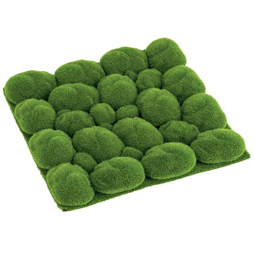 30cm グリーンモスストーンマット [ONSLEMT7488]|人工観葉植物 造花 フェイクグリーン 資材 装飾 飾付 デコレーション 飾り イベント パーティー フラワーアレンジメント インテリア 店舗装飾 ディスプレイ 飾り付け リーフ 人工芝 グリーンモスストーン マット 造花マット