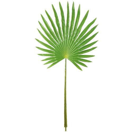 75cm ライトグリーンファンパームリーフ(M)[ONSLESP3874]|人工観葉植物 アートフラワー 造花 フェイクグリーン 資材 装飾 飾付 デコレーション 飾り イベント パーティー フラワーアレンジメント 花材 インテリア 店舗装飾 ディスプレイ 室内装飾 飾り付け ガーランド リーフ