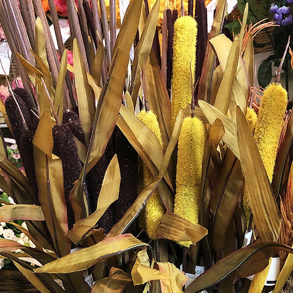 75cm ガマスプレイ [ONSLESP5852] |人工観葉植物 アートフラワー 造花 フラワー フェイクグリーン 資材 装飾 飾付 デコレーション 飾り イベント パーティー フラワーアレンジメント 花材 インテリア 店舗装飾 ディスプレイ 室内装飾 飾り付け 秋 ガマ スプレイ