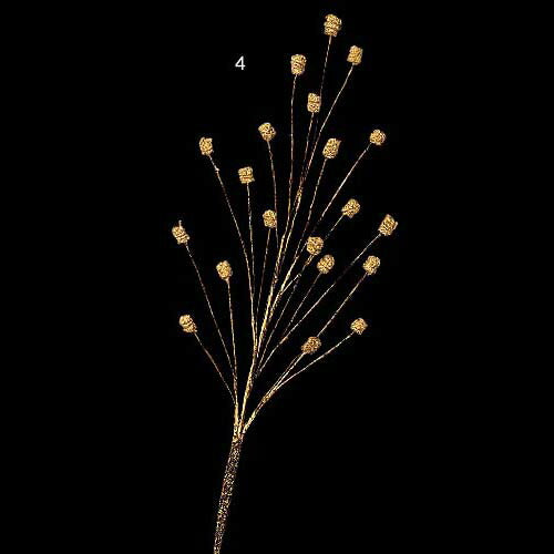 75cm シャイニーナッツスプレイ [ONSLESP6178] |造花 フェイク 人工観葉植物 クリスマス 装飾 デコレーション 飾り イベント パーティー フラワーアレンジメント 花 枝 葉 ピック スプレイ 店舗装飾 ゴールド 室内装飾 飾り付け Christmas