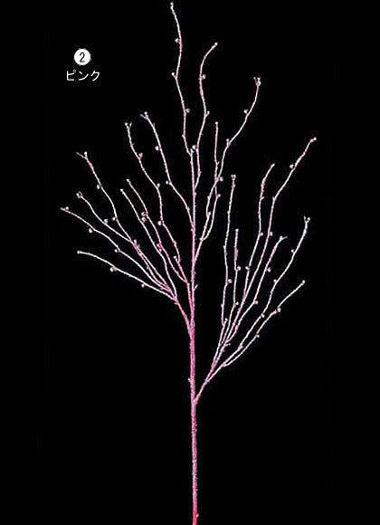85cm シャイニービーズベリースプレイ [ONSLESP6557] |造花 フェイクグリーン 人工観葉植物 資材 花材 フラワーアレンジメント 花 枝 葉 ピック スプレイ デコレーション 店舗装飾 イベント クリスマス ベリースプレイ ピンク 室内装飾 飾り付け Christmas