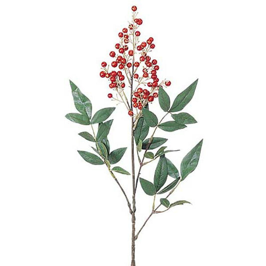70cm 南天スプレイ(20) [ONSLESP8661] |人工観葉植物 造花 フェイク 装飾 飾付 小物 雑貨 販売 デコレーション 飾り イベント用品 パーティー フラワーアレンジメント インテリア 店舗装飾 ディスプレイ 飾り付け 置物 正月 正月飾り 正月用品 お正月装飾用品 南天 スプレイ