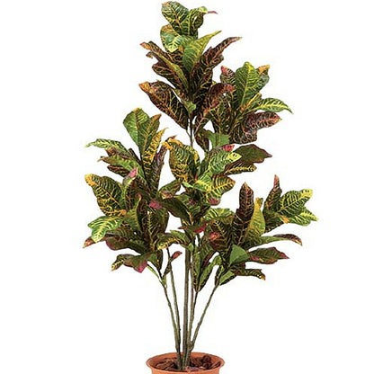 耐水 120cm クロトンツリー(88) 光触媒スプレープレゼント [ONSLETR7661] 代引決済不可 送料無料 |人工観葉植物 大型 アートフラワー 造花 フェイクグリーン 植木 装飾 飾付 イベント パーティー 店舗装飾 ディスプレイ 飾り付け インテリア おしゃれ クロトン ツリー
