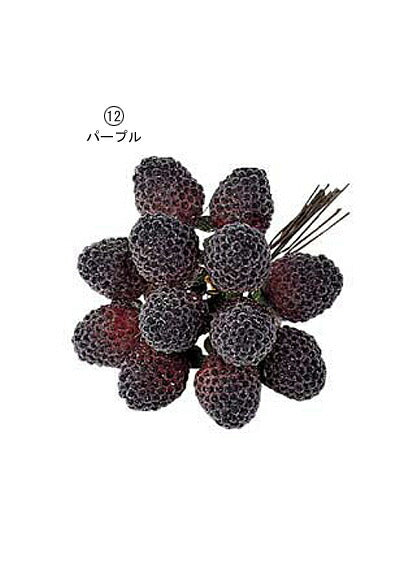 25mm フロストラーズベリー(ワイヤー付き)（24本入り） [ONSPABE6571] |造花 フェイク 人工観葉植物 クリスマス 装飾 デコレーション ガーランド オーナメント 飾り イベント パーティー フラワーアレンジメント フルーツ 果物 店舗装飾 フロスト ラーズベリー Christmas