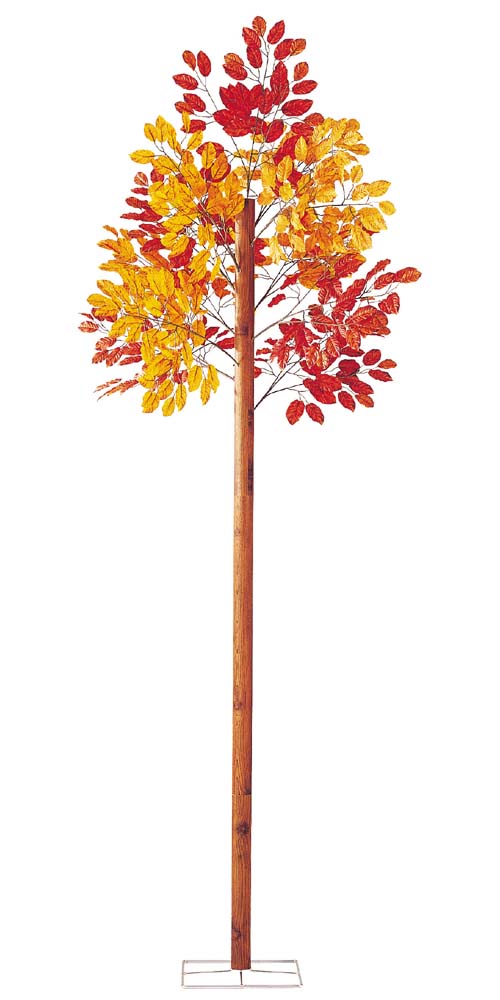 ※カタログに無し※195cm立木(スタンド付き) 造花 人工観葉植物 秋装飾デコレーション [ONSPADP7650] 代引決済不可