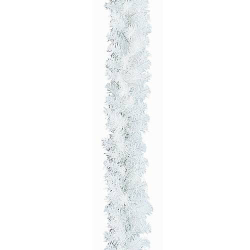 180cm 防炎 15cm幅 ピュアホワイトノーブルリッチガーランドx130 [ONSPAGA6972] |造花 フェイクグリーン 人工観葉植物 クリスマス 装飾 デコレーション ガーランド 蔦 オーナメント 飾り イベント パーティー 室内装飾 店舗装飾 飾り付け Christmas