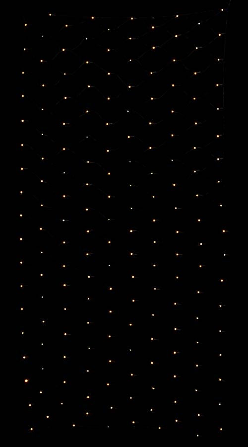 全高120×幅240cm 耐水 180球 広角型LEDシャンペーンネットライト/ブラックコード(パワーコード、コネクター付き) [ONSPALI61143] 送料無料 |クリスマス イルミネーション ライト 照明 LED 装飾 飾付 イベント クリスマスツリー飾り オーナメント クリスマス装飾 飾り 電飾