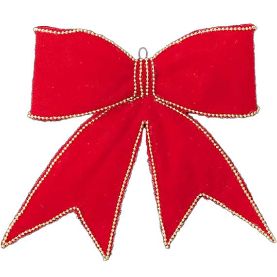20cm幅 耐水 フロックボウ(成型) [ONSPARI6955]｜クリスマス 装飾 飾付 ディスプレイ イベント クリスマスツリー飾り オーナメント クリスマス飾り パーティー デコレーション 室内装飾 店舗装飾 飾り付け Christmas リボン りぼん