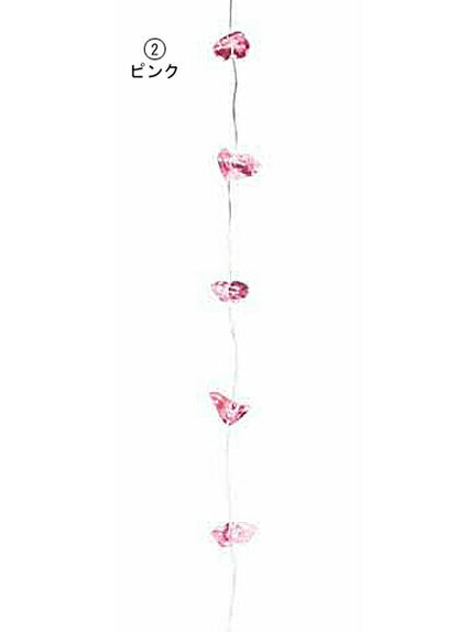 180cm アイスガーランド(ワイヤー入り)[ONSTGIC9033] |人工観葉植物 造花 フェイク 装飾 飾付 小物 雑貨 デコレーション 飾り イベント パーティー アレンジメント インテリア 店舗装飾 ディスプレイ 飾り付け バレンタインデー バレンタイン ホワイトデー 結婚式 ハート装飾