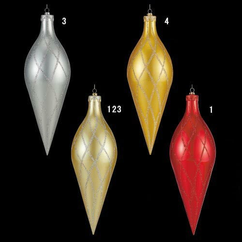 30cm グロスマットフィニアル(ワイヤー付き) [ONSTOFN6190] |造花 フェイク 人工観葉植物 クリスマス 装飾 デコレーション ガーランド オーナメント 飾り イベント パーティー フラワーアレンジメント 店舗装飾 室内装飾 クリスマスツリー飾り 飾り付け Christmas